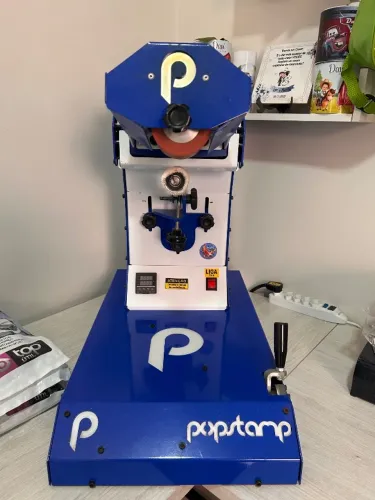 Máquina Rotstamp Turbo Giro 360° Popstamp - Excelente Estado