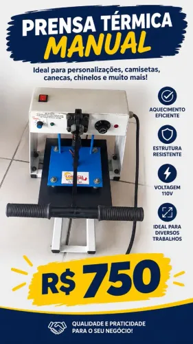 Prensa camisas e chinelos compacta