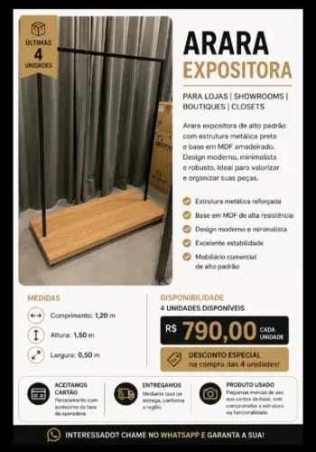 Vende araras simples de alta qualidade