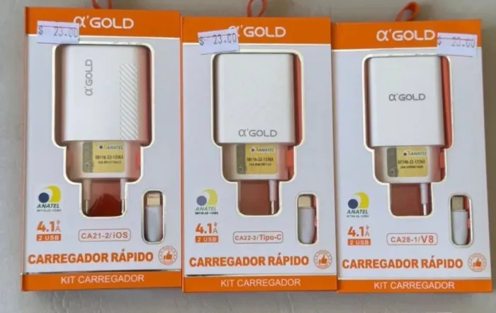 Carregador iPhone, tipo c , v8