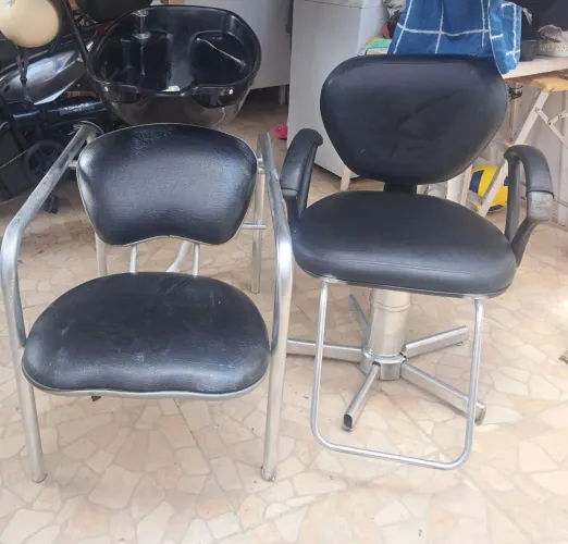 Cadeira e lavatorio para salao de beleza