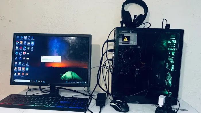 Pc completo intel i5 16GB RAM+Monitor+teclado+Mousse e headset
