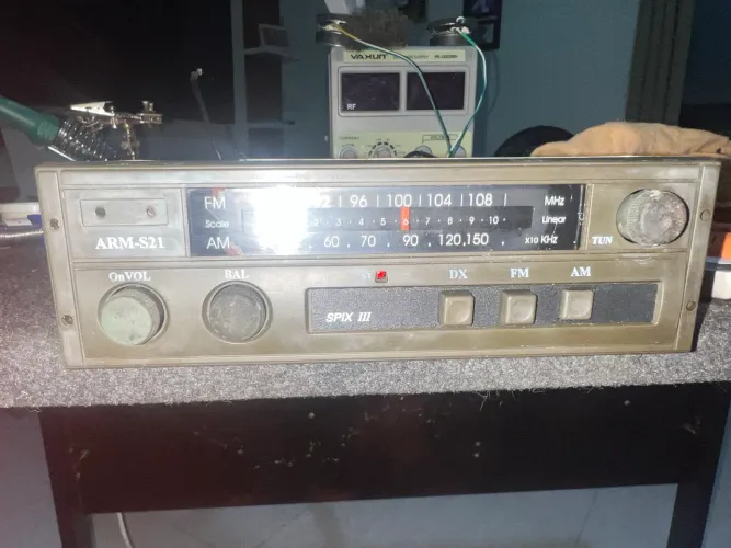 RÁDIO MOTORADIO SPIX III - MODELO ARM-S21 (ANO 2002)