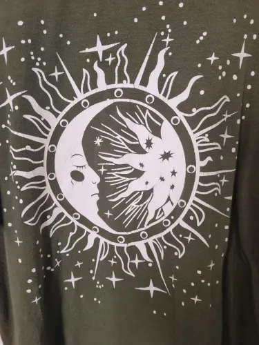 Blusa camiseta sol lua