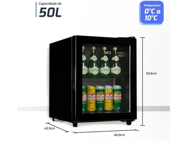 Frigobar Porta de Vidro Novo na Caixa