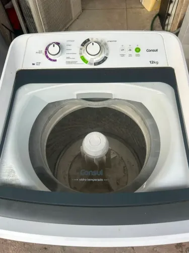 Máquina de lavar roupas consul 12 kgs cesto inox