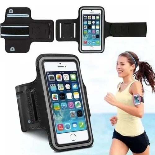Capa Bracelete Suporte Celular Braço para Corrida Ciclismo Academia