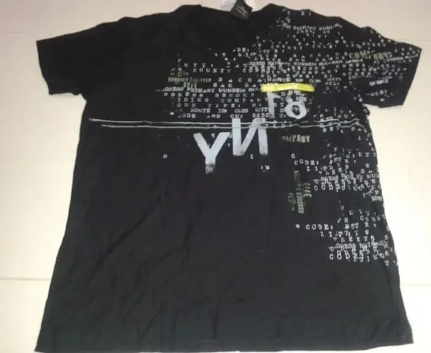 Camisa Rg 518 Gola V, Preta, Nova, Com Etiqueta