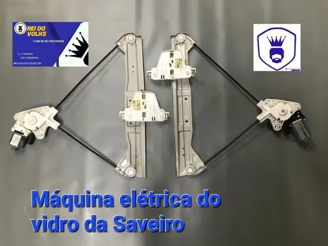 Par de Máquina elétrica do vidro da Saveiro 2010 a 2025