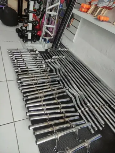 Barras Cromadas Maciças e ocas