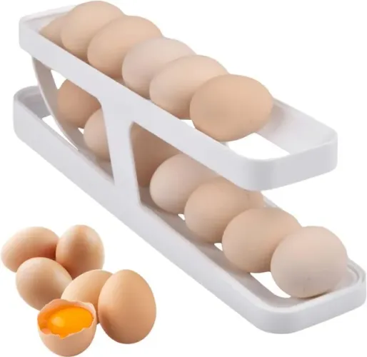 Bandeja de ovos 12 a 14 ovos, caixa de armazenamento de ovos Porta Ovo