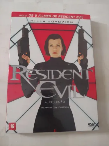 Box Dvd Coleção Resident Evil - 5 Filmes