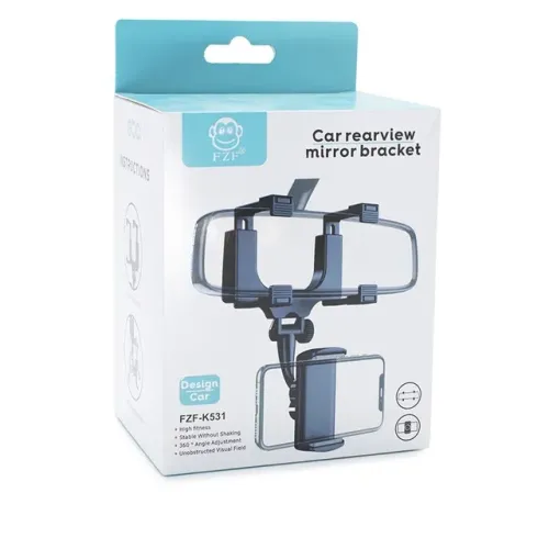 Suporte De Celular  Automotivo Retrovisor Fzf-k531 360º