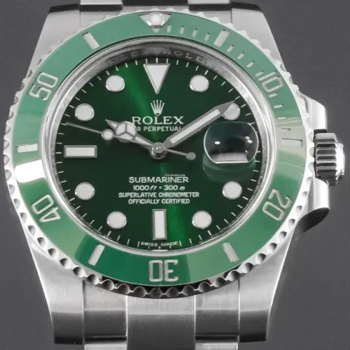 Relogio Rolex Submariner Verde Hulk Automatico Pulseira Aço