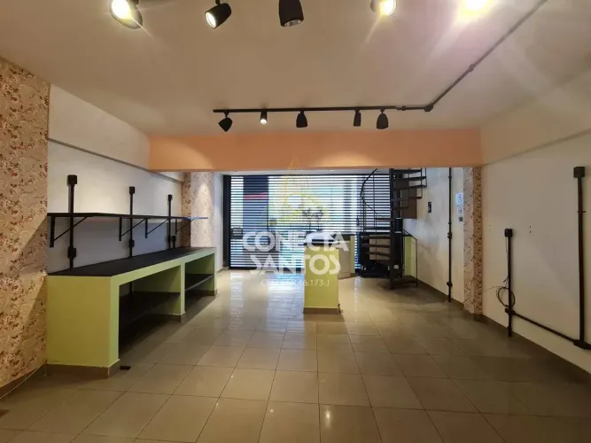 Loja em Shopping na Vila Mathias, Santos