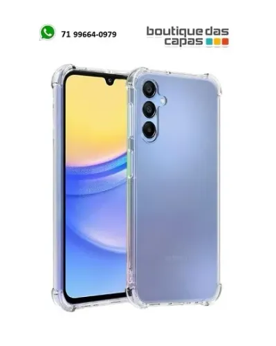 capa case transparente anti impacto para samsung a16 e a06