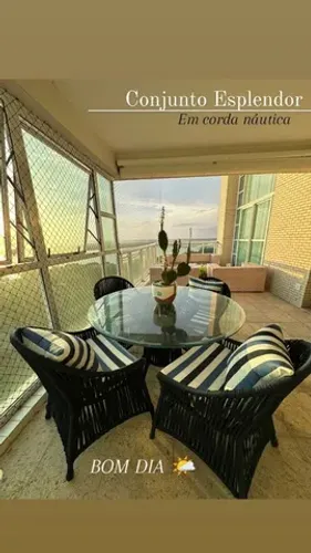 Mesas em corda náutica 