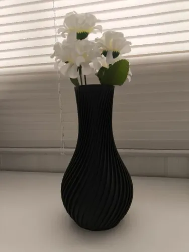 Vaso Espiral 3D 