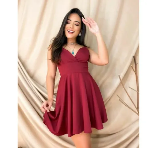 Vestido vermelho Feminino