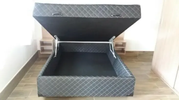 Cama box bau conjugada com colchão 