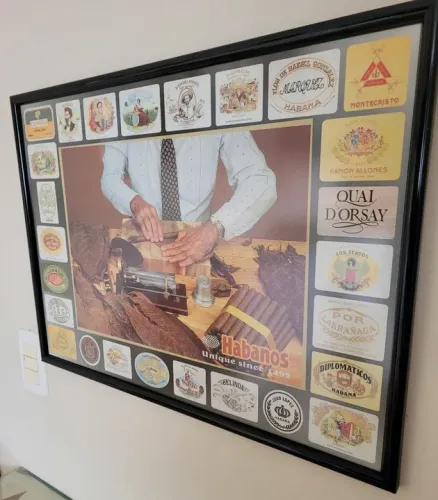 quadro charutos cubanos 