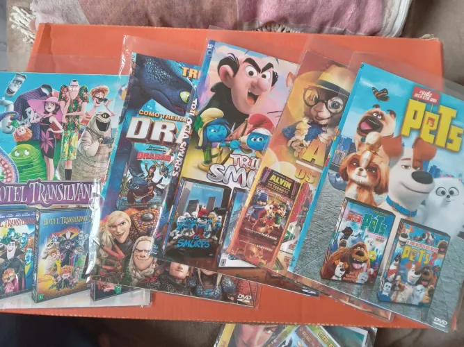 Coleção de Filmes Infantis em DVD