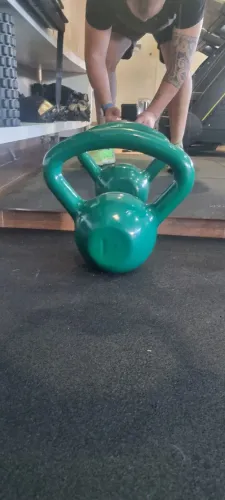 Kettlebells emborrachado para treino funcional 