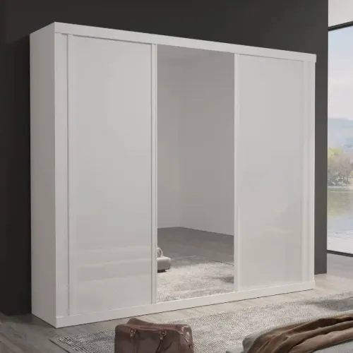 Guarda Roupa Dallas 100% MDF 3 Portas com Espelho DIRETO DE FÁBRICA!