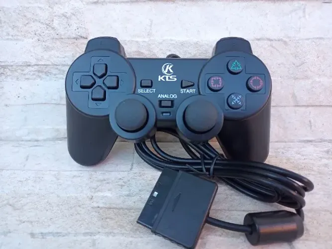 Controle Para Ps2 Joystick Console Analógico Com Fio