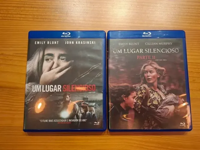 Bluray Um lugar silencioso 1 e 2 - Original
