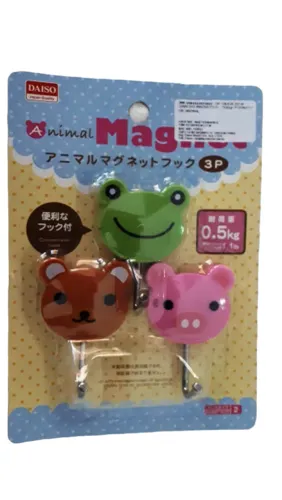 Kit Com 3 Porta Chaves Magnético Geladeira Imã Japão
