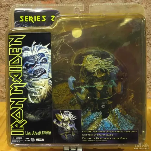 Iron Maiden Live After Death Eddie - Action Figure - Neca Series 2 Oficial Lacrado - 2006