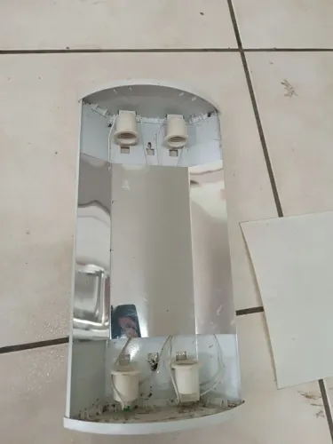 Luminária teto ou parede p/4 lâmpadas 