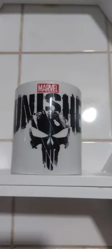 Canecas de porcelana personalizadas Justiceiro Marvel