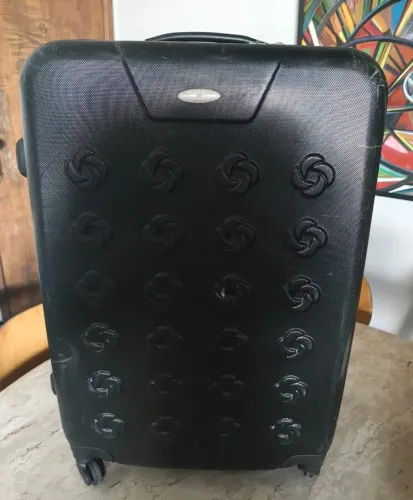 Mala grande de viagem preta Samsonite original
