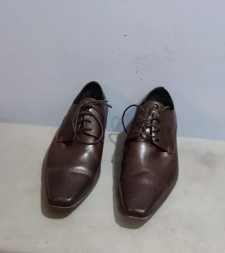 SAPATO SOCIAL MARROM TAMANHO 40