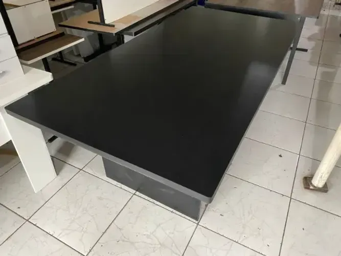 nova - mesa reunião preta para 10 lugares - fabricamos em qualquer cor - frete gratuito