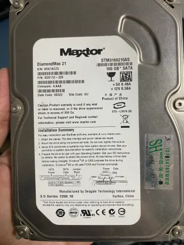Hd Interno 160gb Western Digital (Usado)