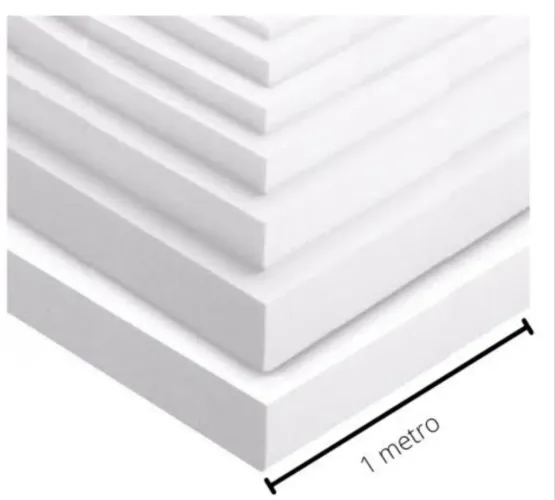 Chapas de Isopor EPS 2m x 1m nas espessuras de 2cm, 3cm e 5 cm