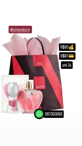 Kit Avon Lov U (Perfume + Desodorante)
