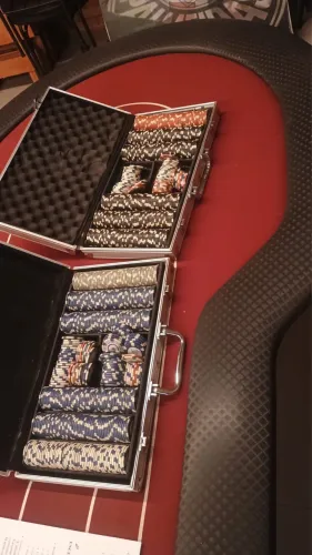 Maleta de fichas de Poker