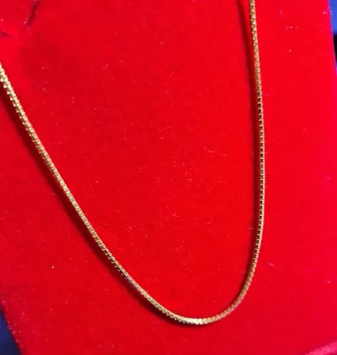 Cordão Ouro 18 Kilates Peso 4.50 Gramas 50 Cm 1 mm                                        