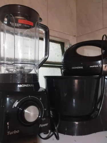 Kit batedeira liquidificador e cafeteira 