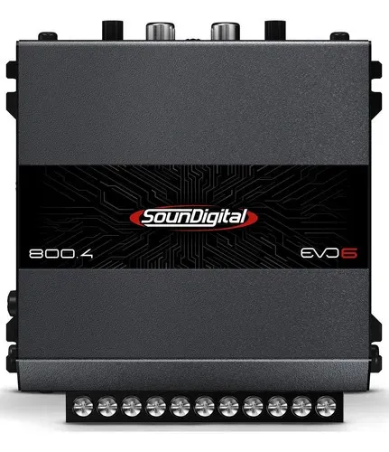 AMPL 4 CANAL 800 EVO6 RMS 4 OHM - SOUNDIGITAL
