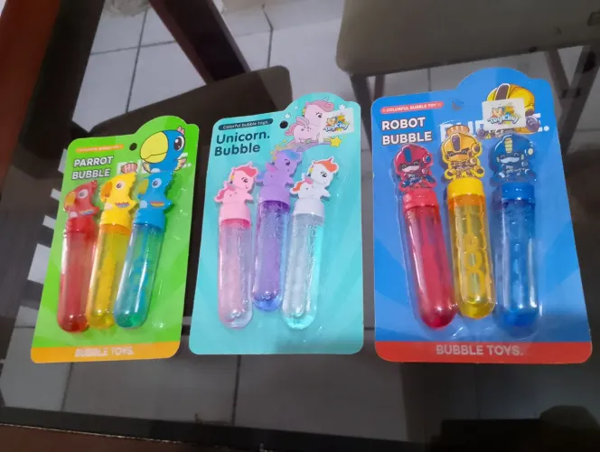 Bastão lança bolhas de sabão 3 kits por 40