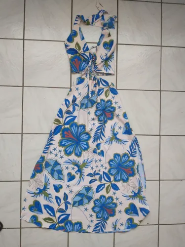 Vestido fluity frente única 