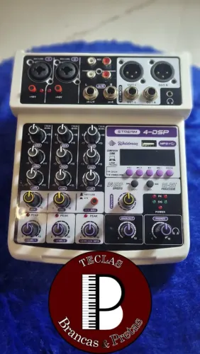 Mesa de Som 4 canais - Waldman Stream 4-DSP - ACEITO TROCA