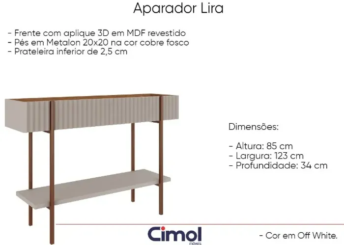 Chame para agendar sua entrega! Mod Aparador COD 173
