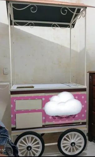 Carro lanche doce cachorro quente