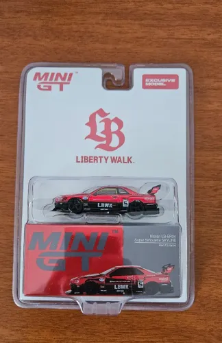 Miniatura Nissan LB-ER34 Super Silhouette SKYLINE + camiseta